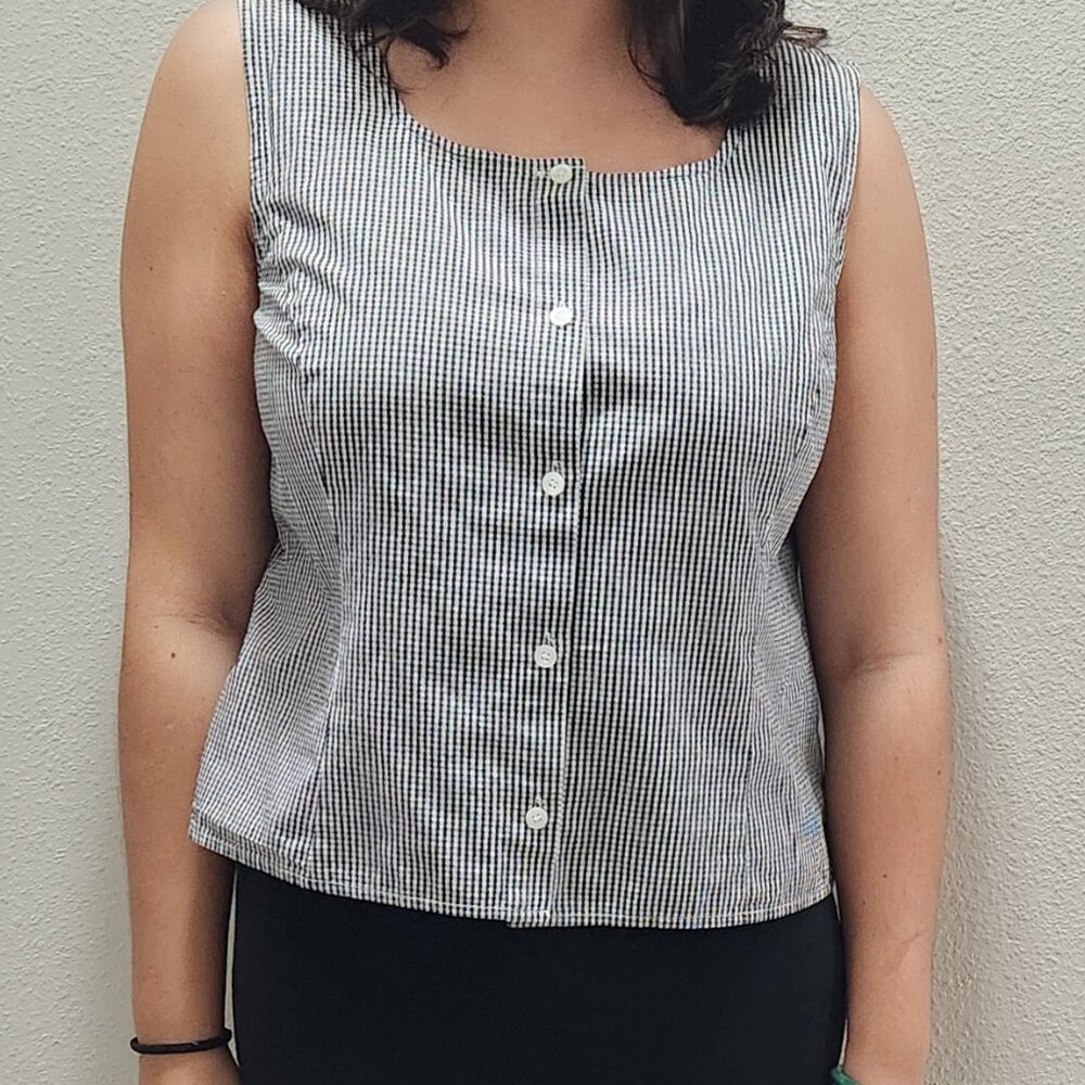 Style and Co Gingham Top